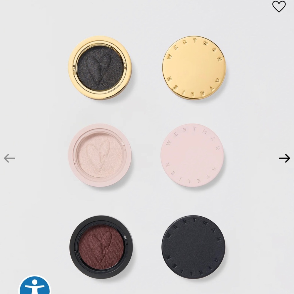 - Westman Atelier Les nudes. Cream-to-powder eye shadow trios. Zero fallou…